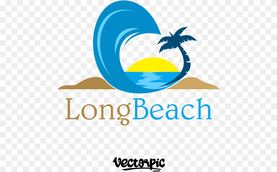 Beach Vector Graphic Design, Logo, Water, Sea, Outdoors Free Transparent Png