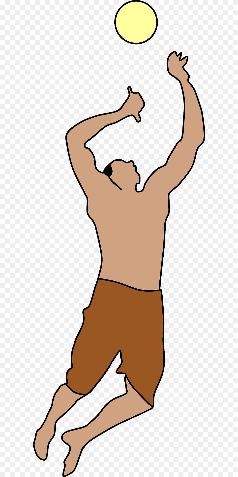 Beach Volleyball Clipart, Person, Juggling Png Image