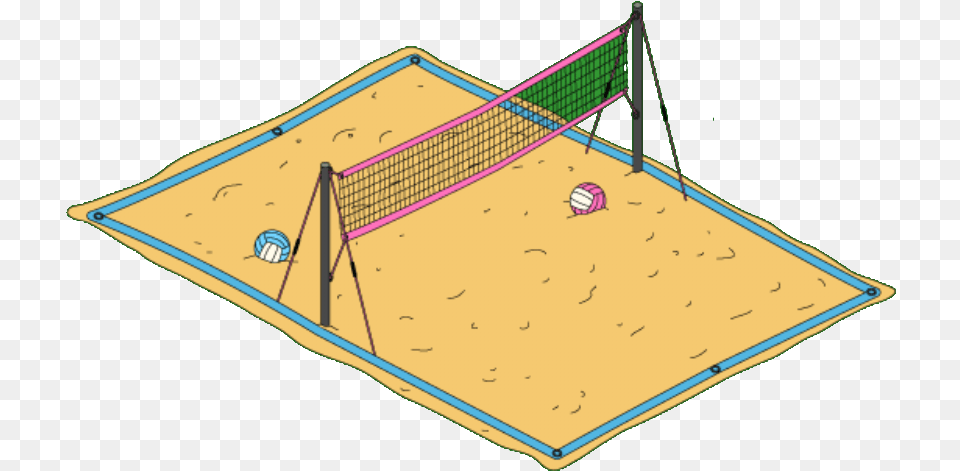 Beach Volleyball Draw A Beach Volleyball Court, Outdoors, Play Area, Outdoor Play Area Free Png