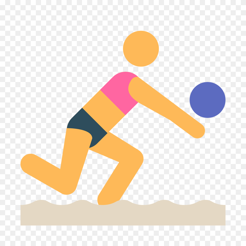 Beach Volleyball Icon, Kneeling, Person Free Transparent Png