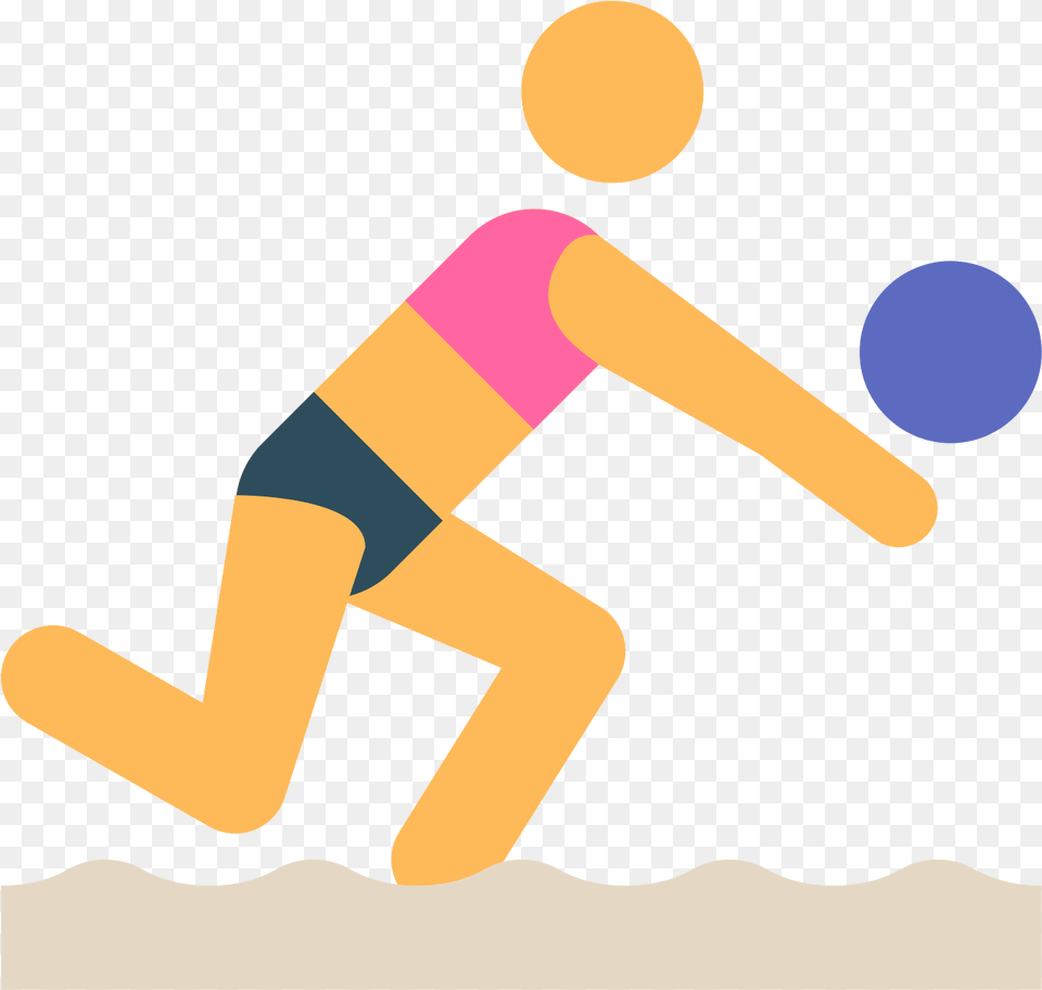 Beach Volleyball Icon Cuales Son Los Deportes Acuaticos, Kneeling, Person, Ball, Handball Free Png