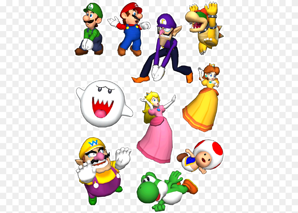 Beach Volleyball Preview Pictures From Mario Party Cartoon, Baby, Person, Animal, Mammal Free Png