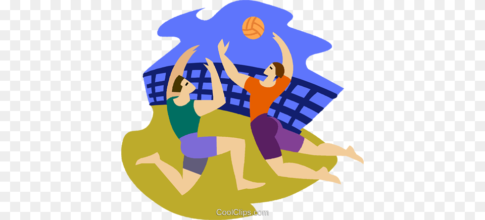 Beach Volleyball Royalty Vector Clip Art Illustration, Water Sports, Water, Swimming, Sport Free Png