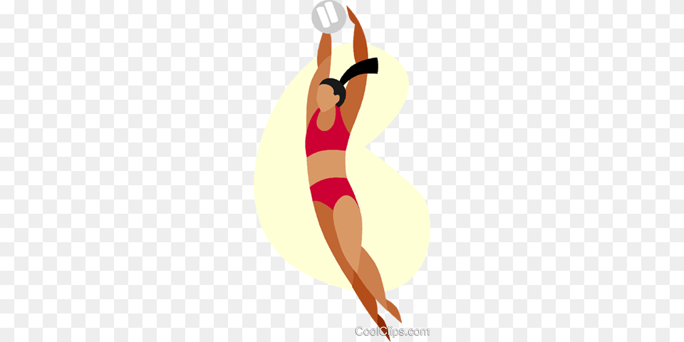 Beach Volleyball Royalty Free Vector Clip Art Illustration, Swimwear, Clothing, Bikini, Adult Png