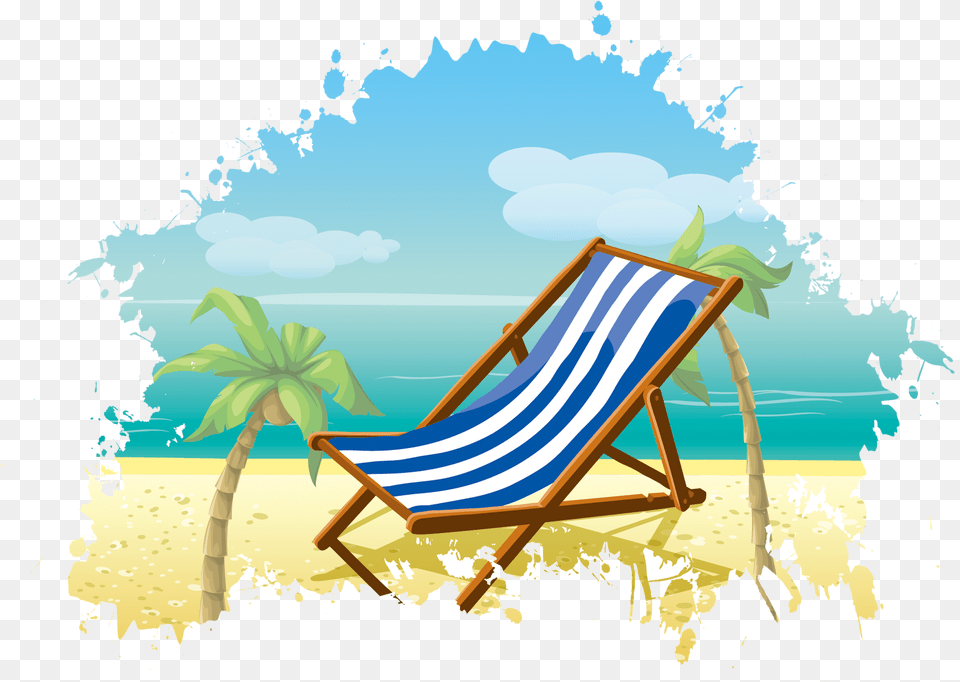 Beach Wedding Invitation Hotel Vacation Beach Clipart Transparent Background, Summer, Chair, Furniture, Nature Png Image