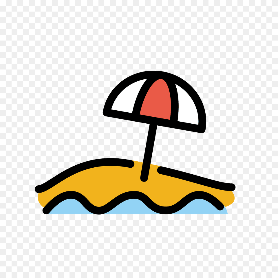 Beach With Umbrella Emoji Clipart, Smoke Pipe Png Image