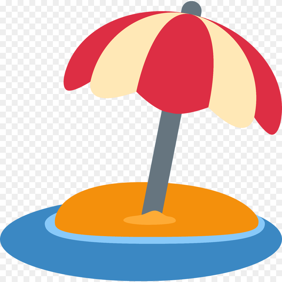 Beach With Umbrella Emoji Clipart, Canopy Free Transparent Png