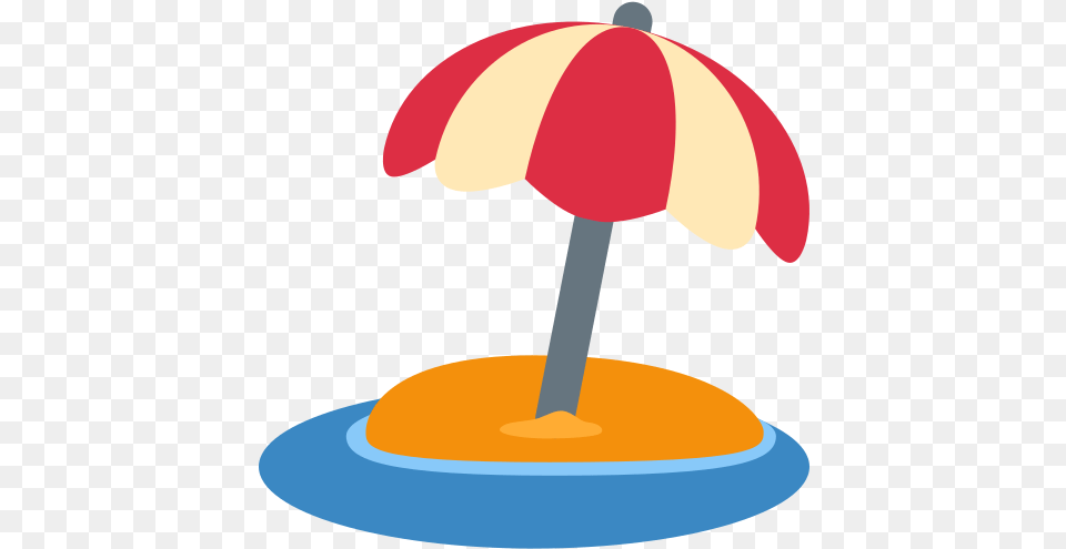Beach With Umbrella Emoji Meaning Pictures From A Beach Umbrella Emoji, Canopy Free Png Download