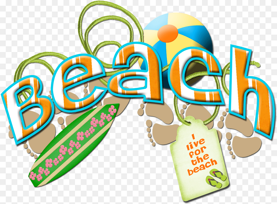 Beach Word Art, Graphics, Dynamite, Weapon, Machine Free Png Download
