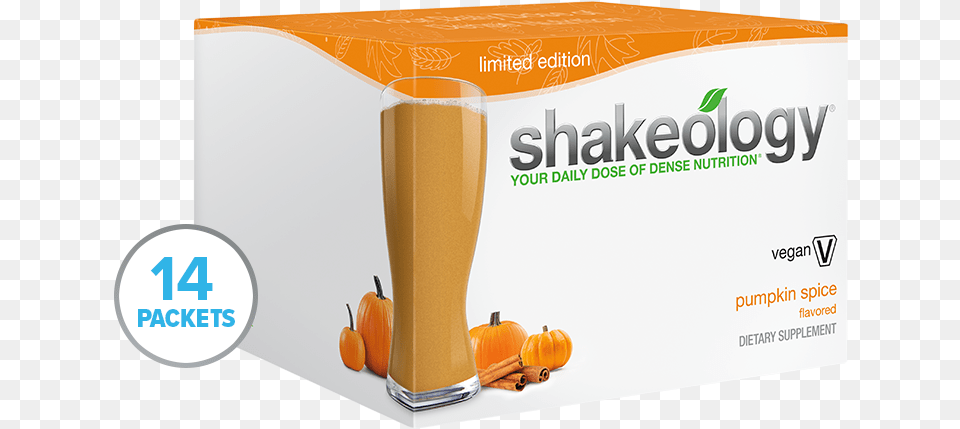 Beachbody Pumpkin Spice Shakeology, Beverage, Juice, Orange Juice Png