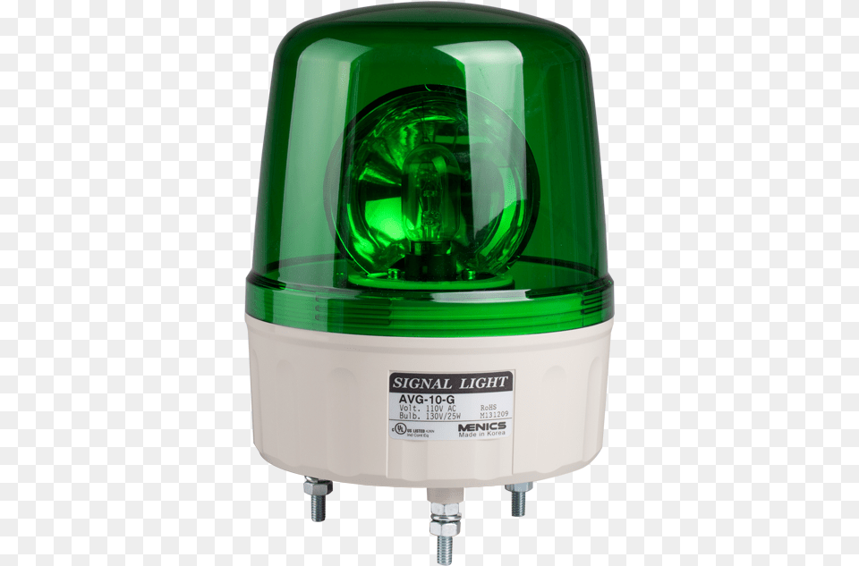 Beacon Rotating Light 135mm Green Lens Stud Mount Mixer, Appliance, Device, Electrical Device, Electronics Free Transparent Png