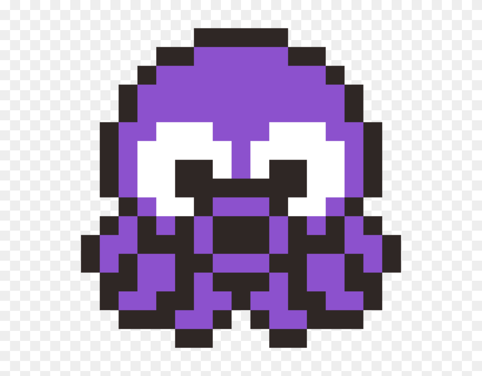 Bead Cross Stitch Pixel Art Safety Pin Minecraft, Purple Png Image