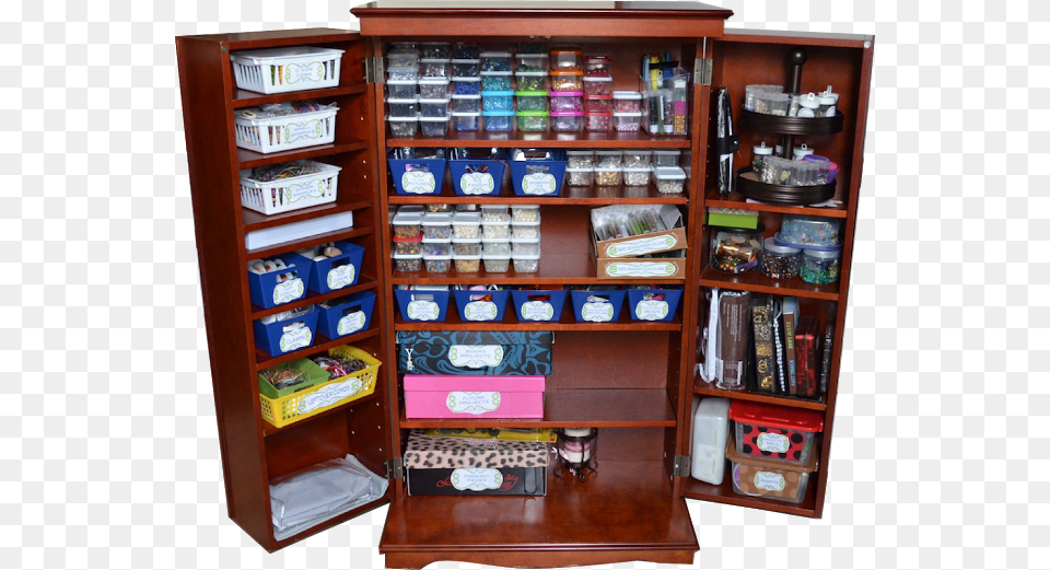 Bead Storage Solution Cabinet For Cds Dvds Vhs Tapes Upcycle Armoire To Pantry, Furniture, Shelf, Closet, Cupboard Png