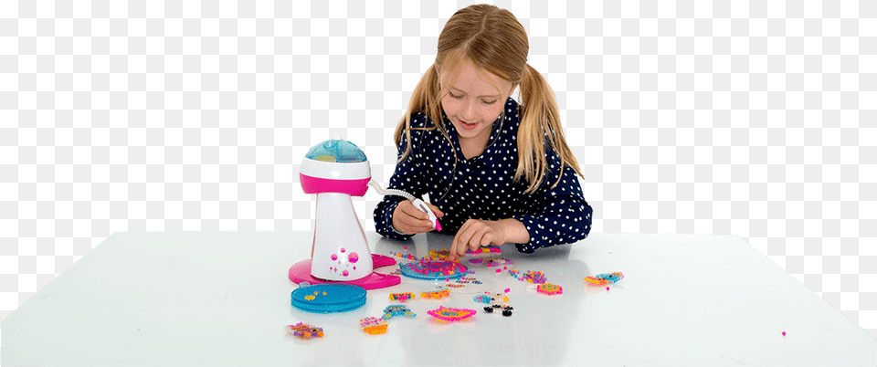 Beados Gems Designer Studio Hos Toysquotquot Play, Child, Female, Girl, Person Png Image