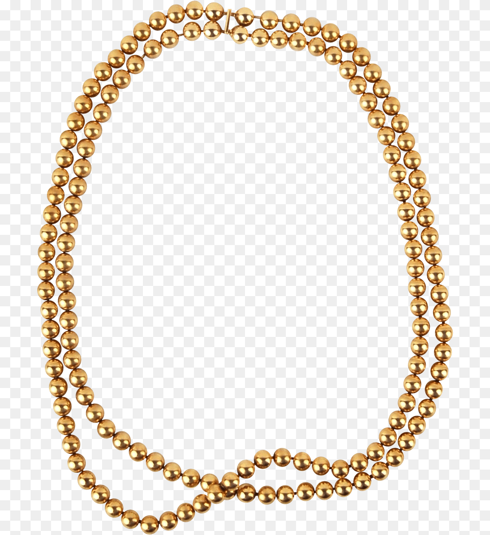 Beads Free Bead Necklace Clipart, Accessories, Jewelry, Bead Necklace, Gold Png Image