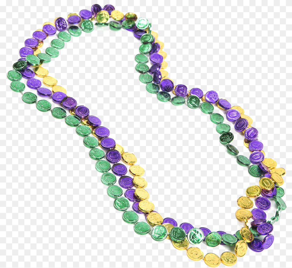 Beads Free Download Mardi Gras Coin Bead Necklaces, Accessories, Flower, Flower Arrangement, Jewelry Png Image