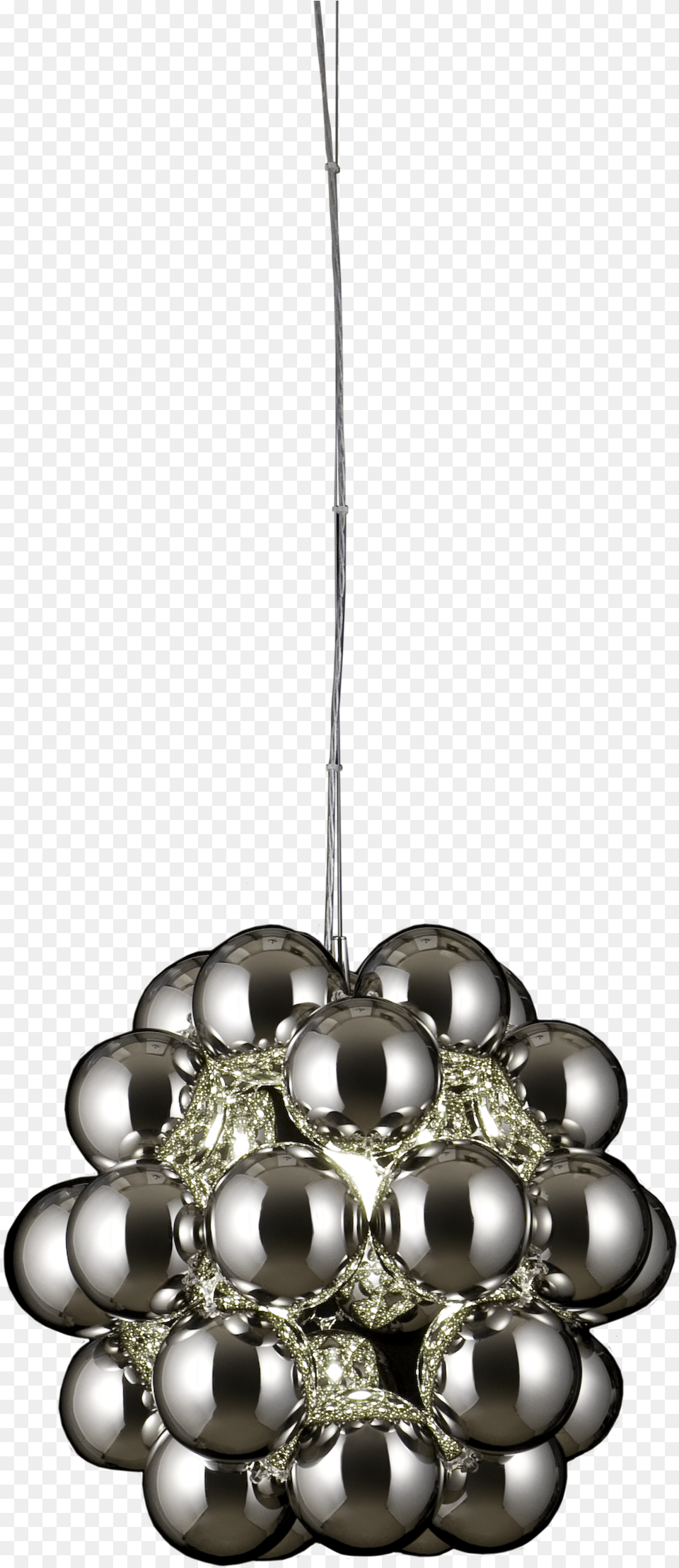 Beads Penta Chrome Cutout Light Fixture, Accessories, Chandelier, Lamp Free Png Download