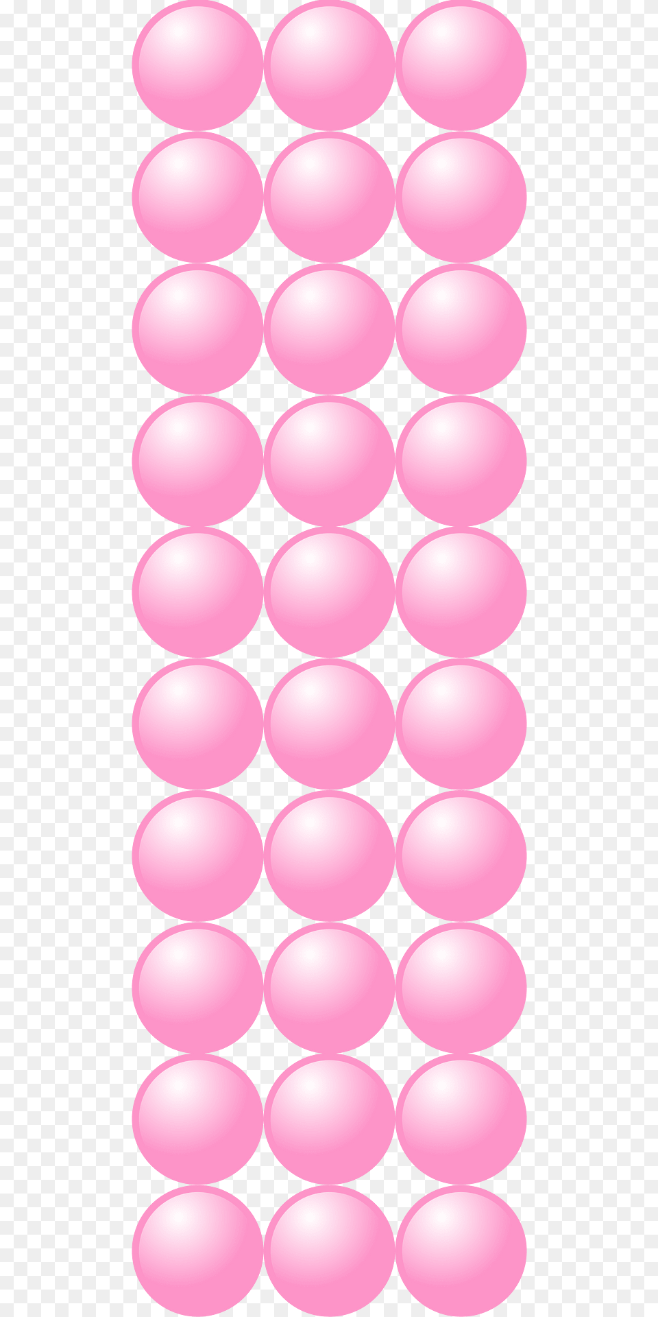 Beads Quantitative Picture For Multiplication 10x3 Clipart, Pattern, Balloon Free Transparent Png