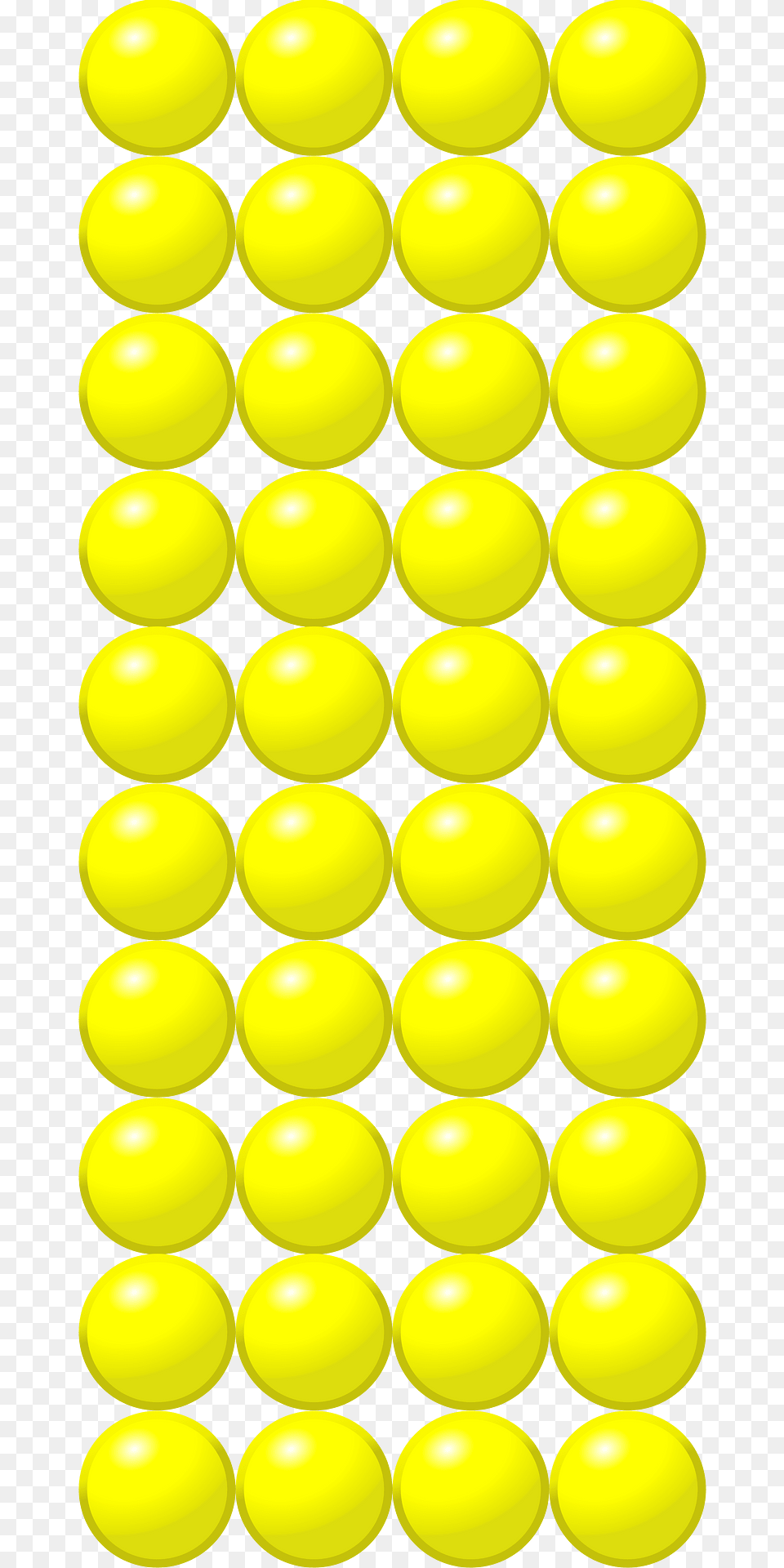 Beads Quantitative Picture For Multiplication 10x4 Clipart, Pattern, Sphere Free Png Download
