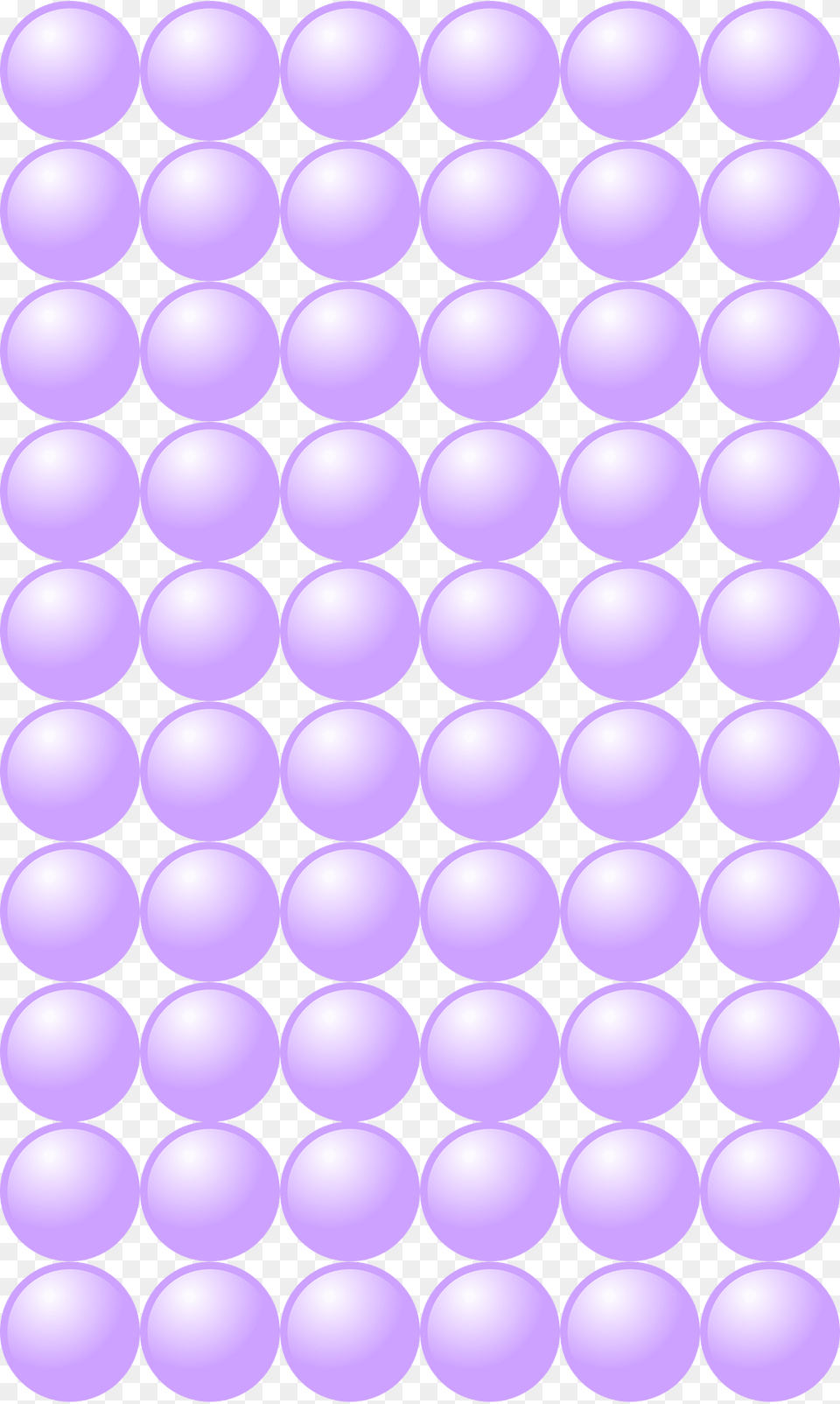 Beads Quantitative Picture For Multiplication 10x6 Clipart, Pattern, Purple, Polka Dot, Sphere Free Png Download