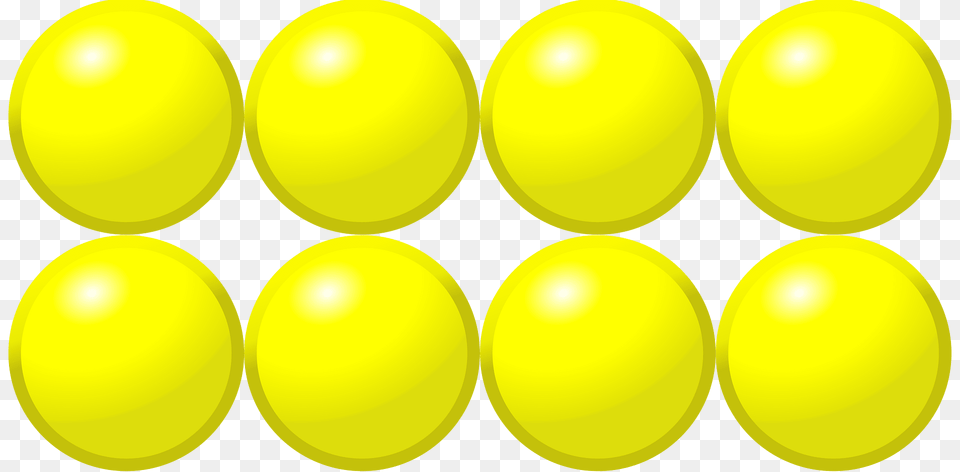 Beads Quantitative Picture For Multiplication 2x4 Clipart, Sphere, Balloon, Tape Png