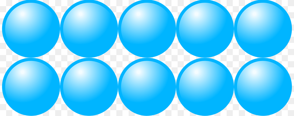 Beads Quantitative Picture For Multiplication 2x5 Clipart, Sphere, Balloon, Pattern Png Image