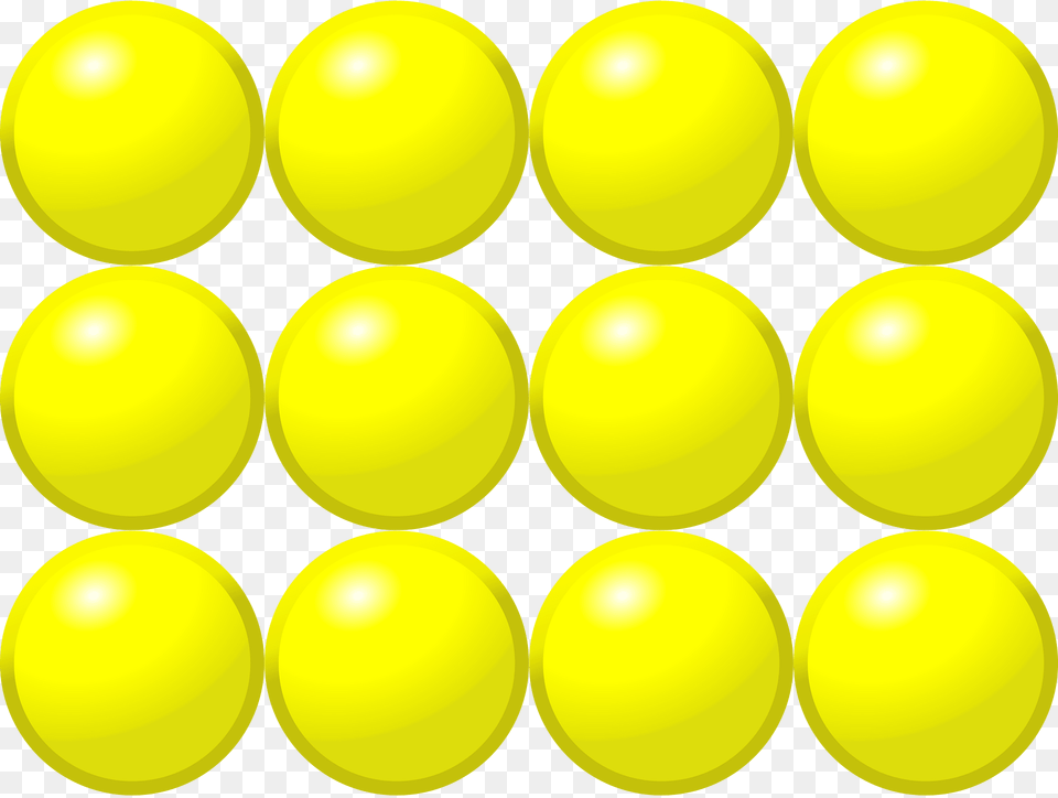 Beads Quantitative Picture For Multiplication 3x4 Clipart, Sphere Free Png Download