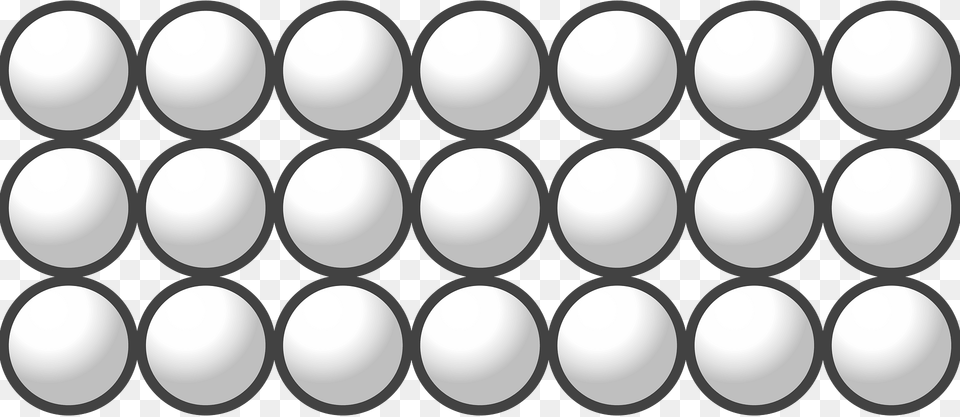 Beads Quantitative Picture For Multiplication 3x7 Clipart, Sphere, Pattern, Egg, Food Free Transparent Png