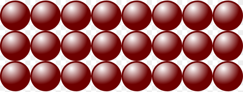 Beads Quantitative Picture For Multiplication 3x8 Clipart, Sphere, Maroon, Pattern Png Image