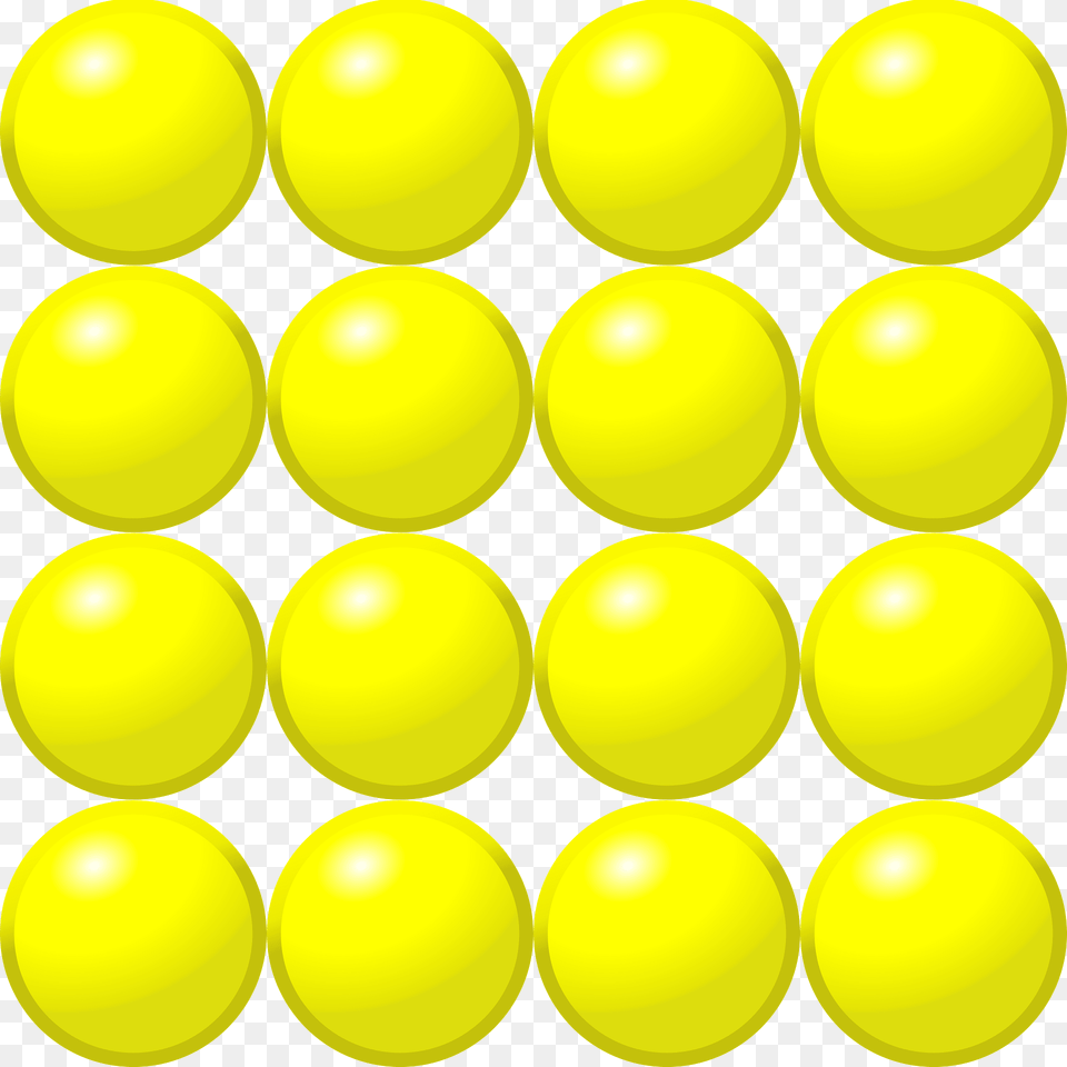 Beads Quantitative Picture For Multiplication 4x4 Clipart, Sphere Free Png