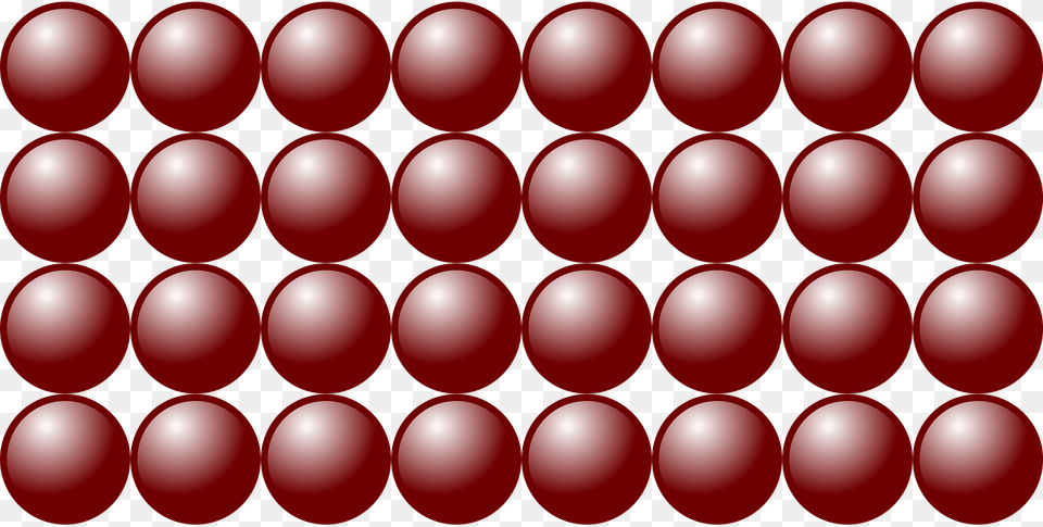 Beads Quantitative Picture For Multiplication 4x8 Clipart, Sphere, Pattern, Maroon Free Png