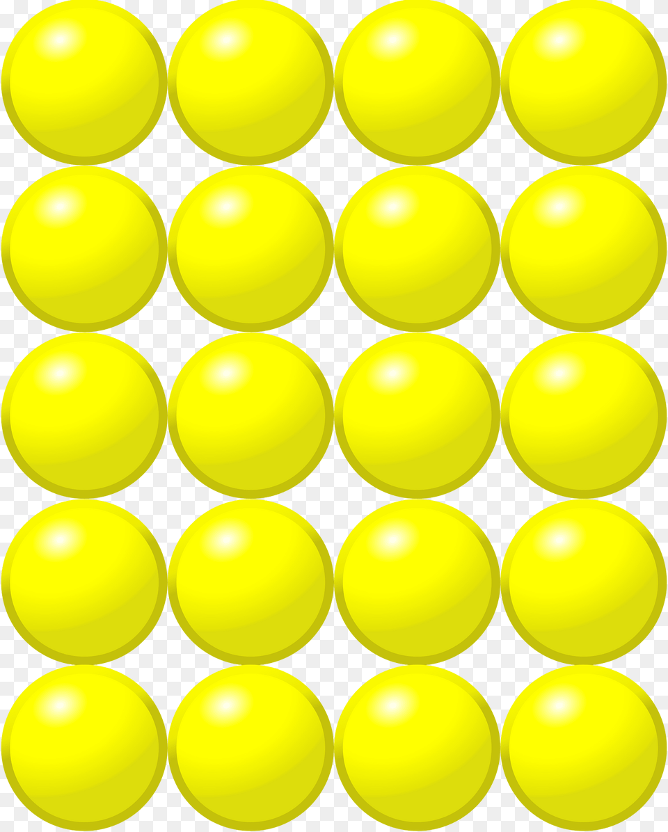 Beads Quantitative Picture For Multiplication 5x4 Clipart, Sphere Png Image