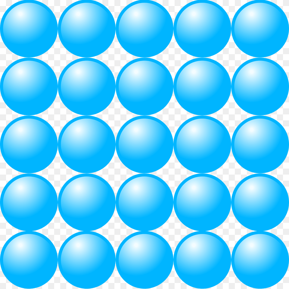 Beads Quantitative Picture For Multiplication 5x5 Clipart, Pattern, Sphere, Balloon Free Transparent Png