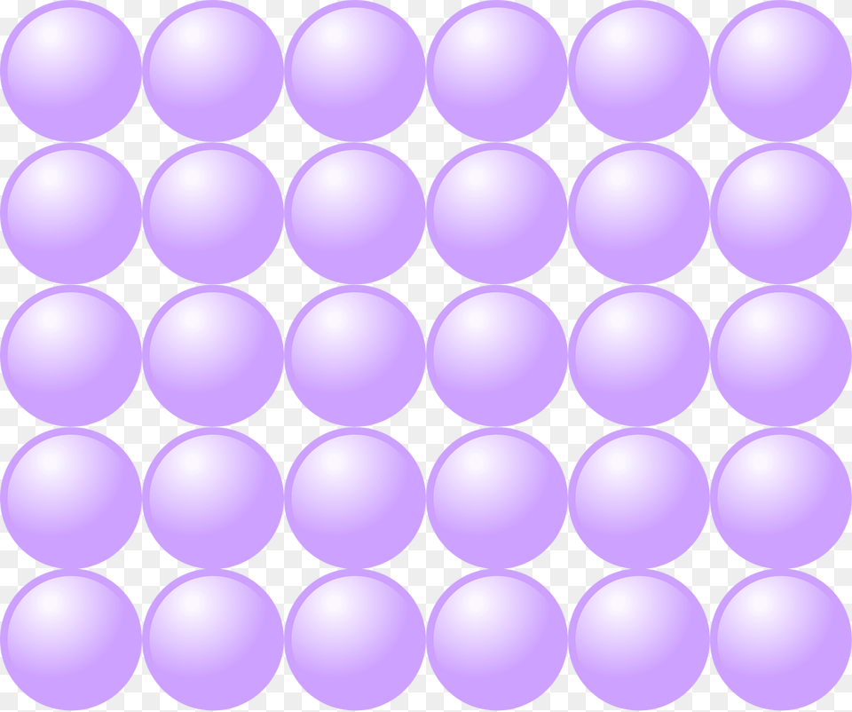 Beads Quantitative Picture For Multiplication 5x6 Clipart, Pattern, Purple, Sphere, Balloon Free Transparent Png