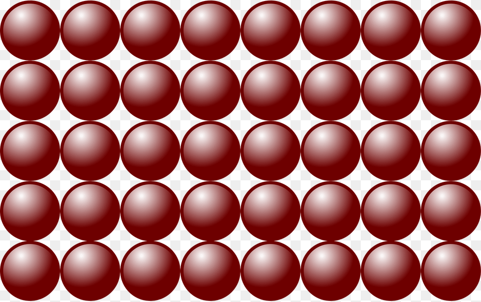 Beads Quantitative Picture For Multiplication 5x8 Clipart, Sphere, Pattern, Maroon, Texture Free Png Download