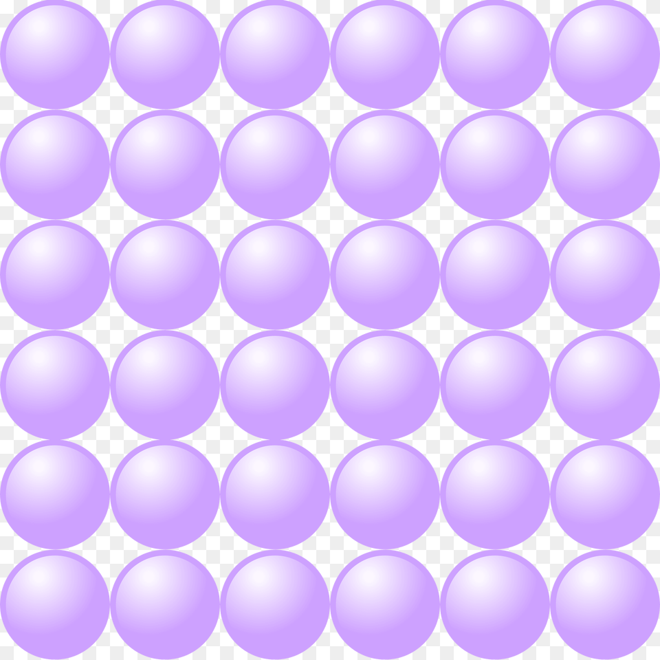 Beads Quantitative Picture For Multiplication 6x6 Clipart, Pattern, Purple, Sphere, Balloon Free Png
