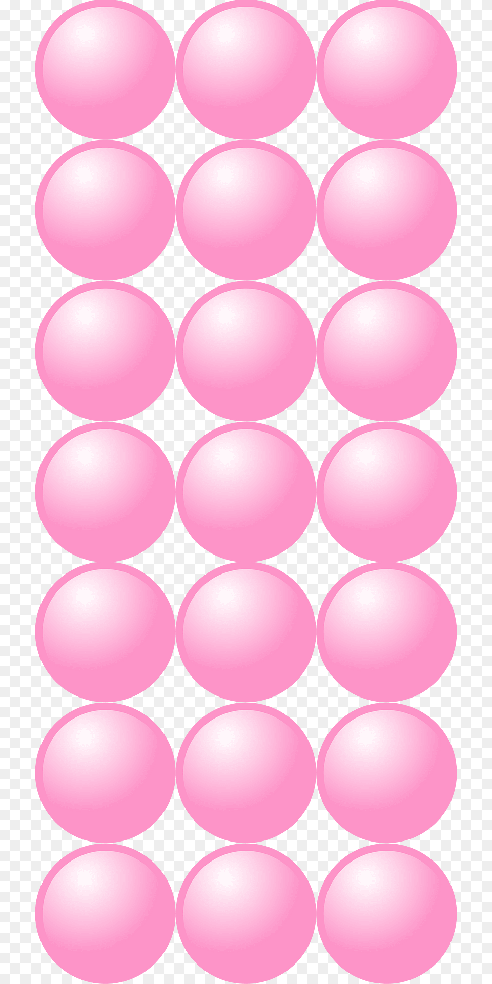 Beads Quantitative Picture For Multiplication 7x3 Clipart, Pattern, Balloon Free Png Download