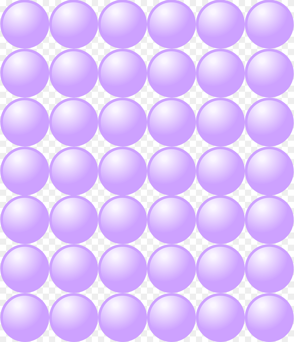 Beads Quantitative Picture For Multiplication 7x6 Clipart, Pattern, Purple, Sphere, Texture Free Png