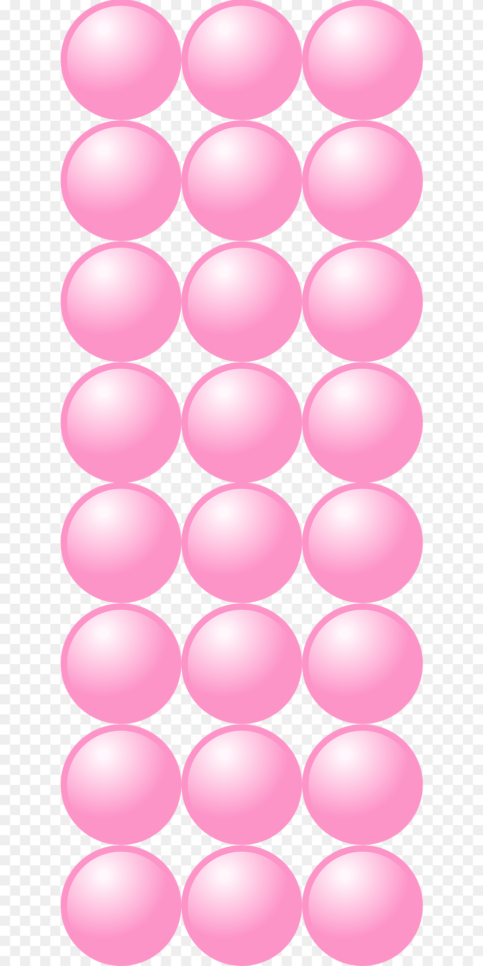 Beads Quantitative Picture For Multiplication 8x3 Clipart, Pattern, Balloon Free Transparent Png