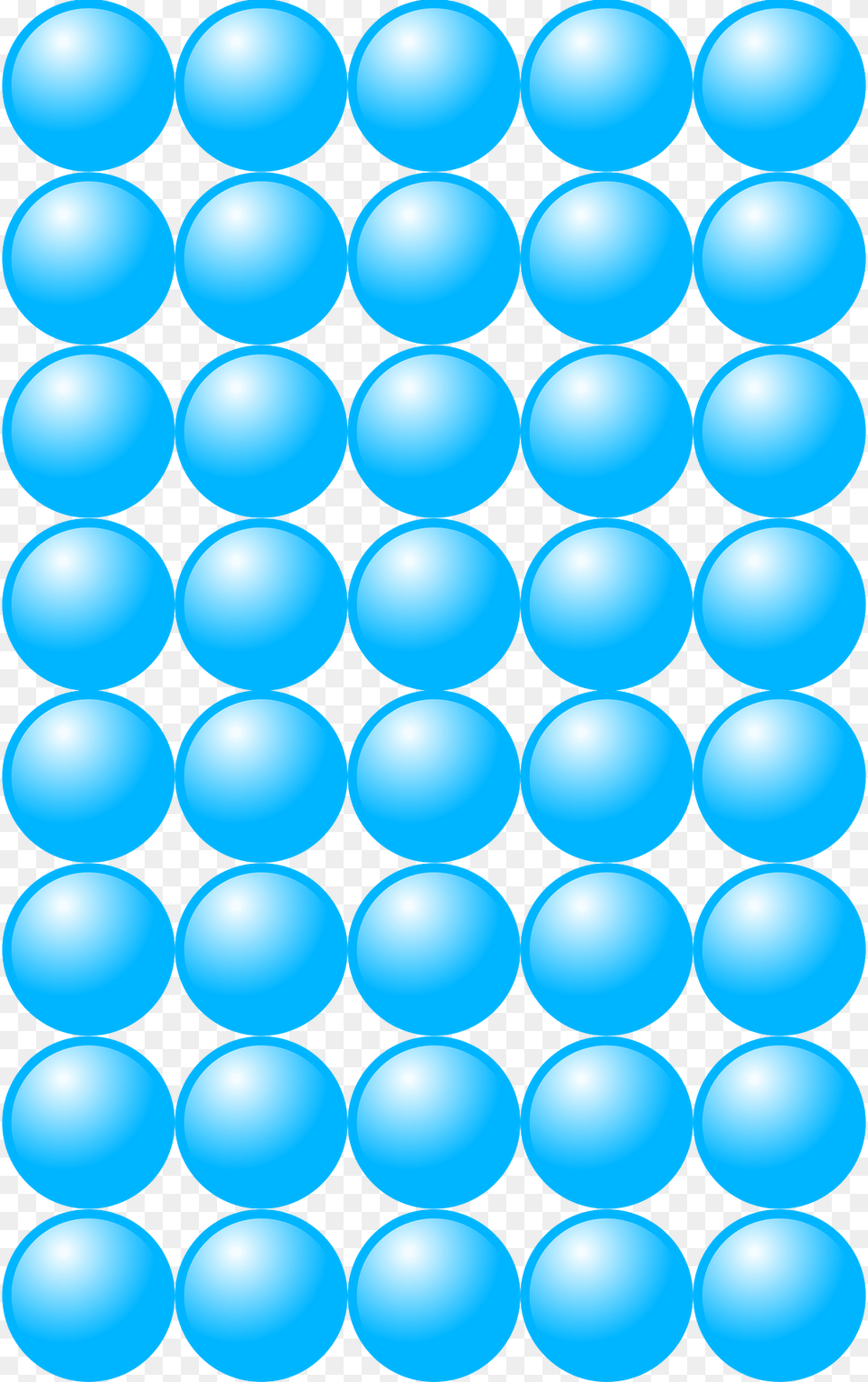 Beads Quantitative Picture For Multiplication 8x5 Clipart, Pattern, Texture, Sphere Free Png Download