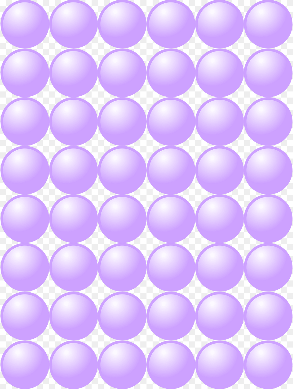 Beads Quantitative Picture For Multiplication 8x6 Clipart, Pattern, Purple, Sphere, Polka Dot Free Png
