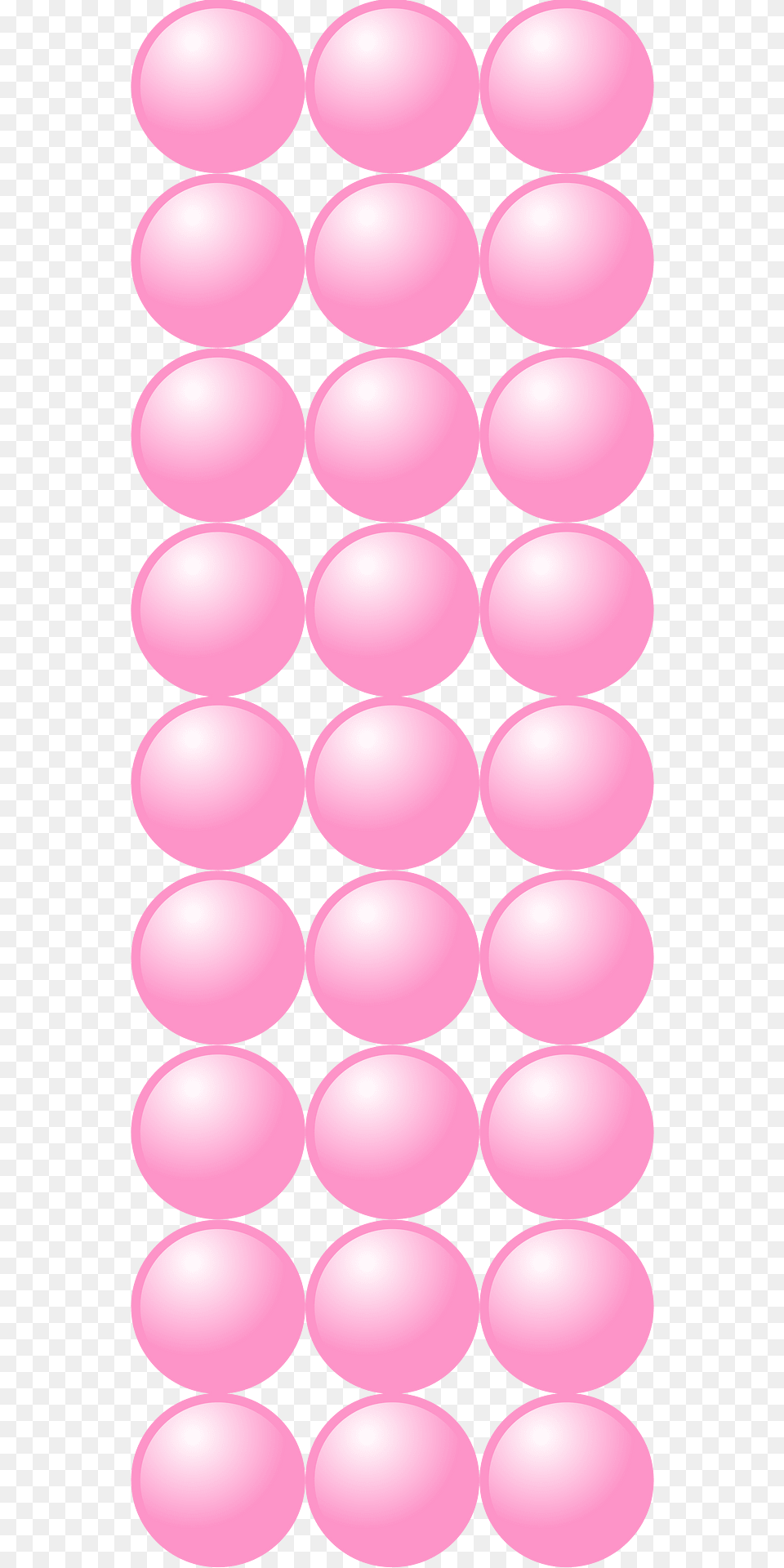 Beads Quantitative Picture For Multiplication 9x3 Clipart, Pattern, Balloon Free Transparent Png