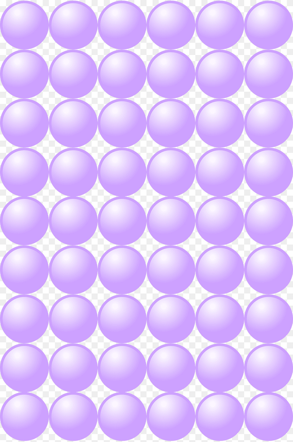 Beads Quantitative Picture For Multiplication 9x6 Clipart, Pattern, Purple, Sphere, Polka Dot Png