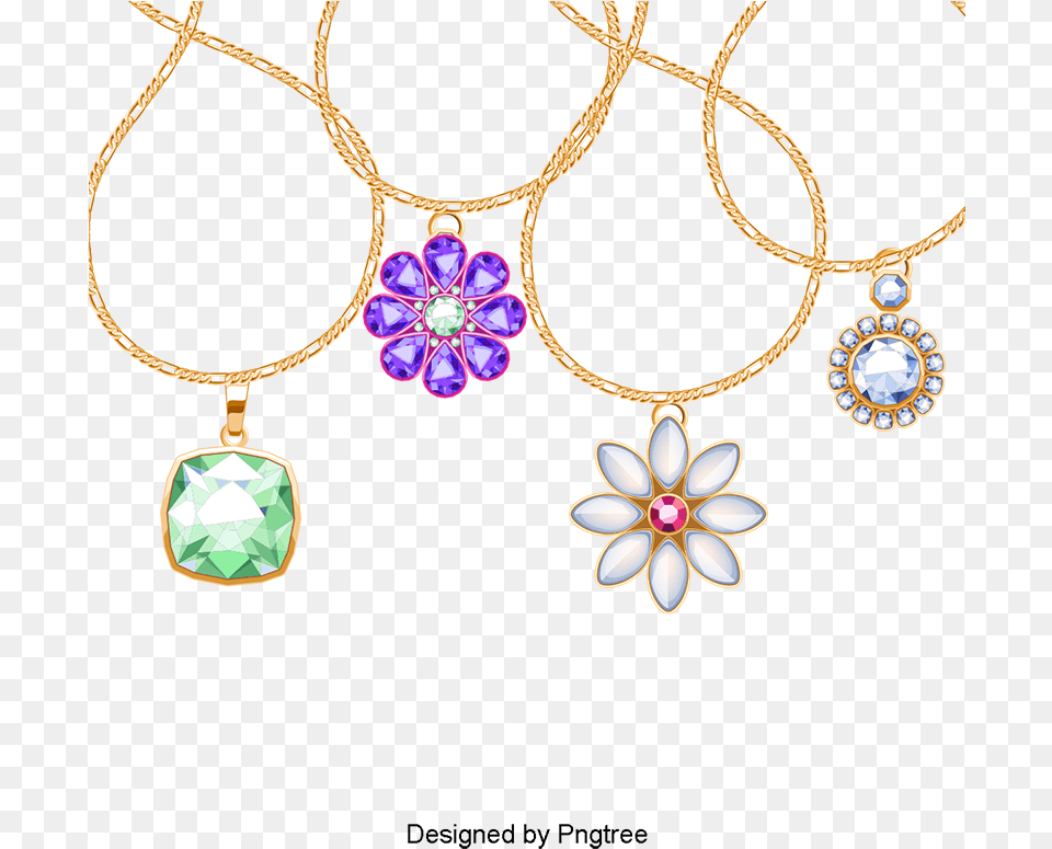 Beads Vector Gold Necklace Vector, Accessories, Jewelry, Earring, Gemstone Free Transparent Png