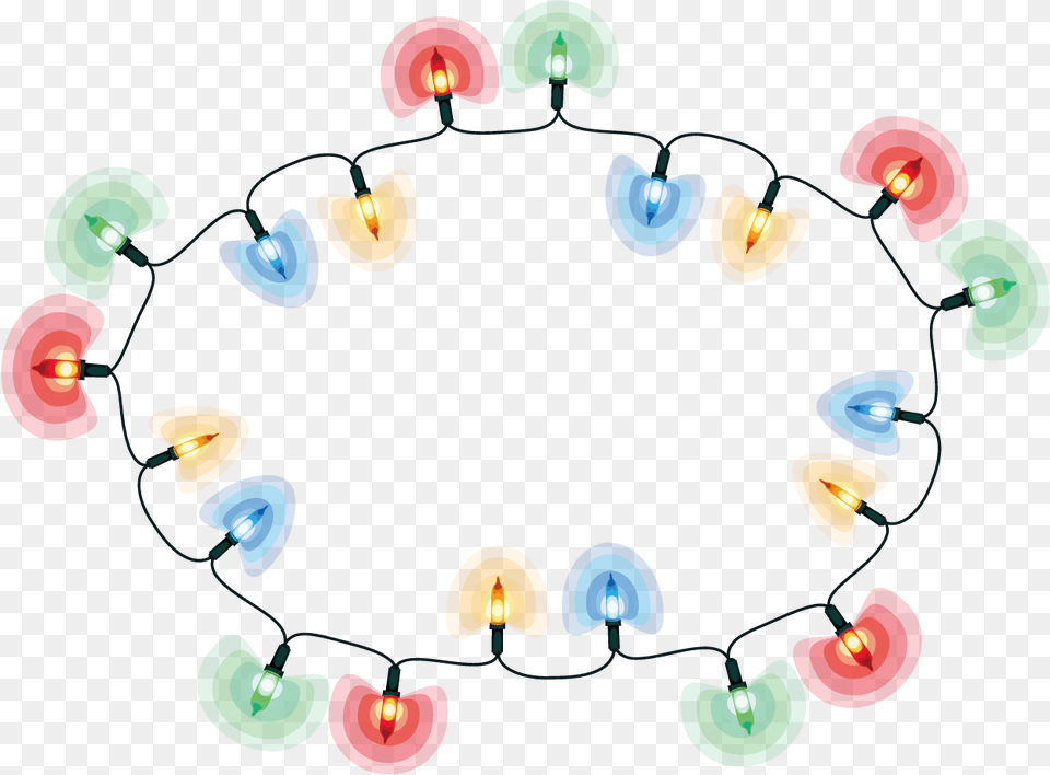 Beads Vector String String Christmas Lights Transparent, Accessories, Chandelier, Lamp, Spiral Free Png Download