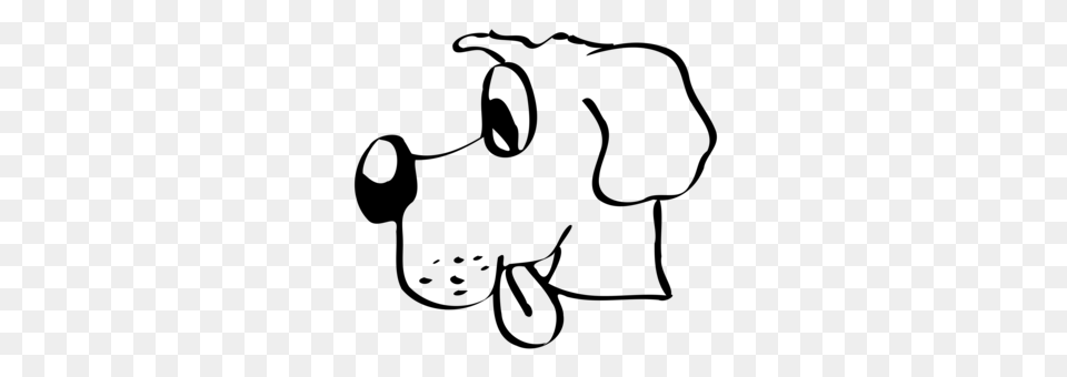 Beagle Puppy Black And White Drawing Pet, Gray Free Transparent Png