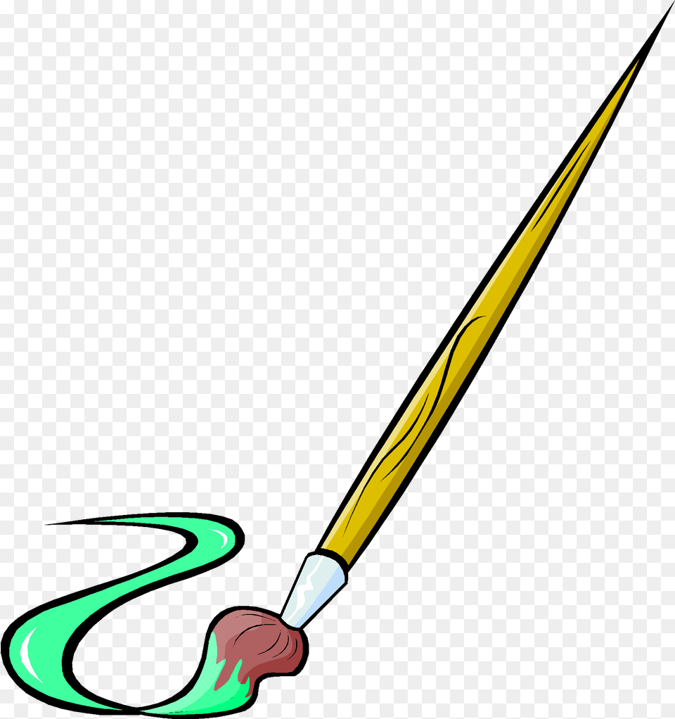 Beak Paintbrush Line Clip Art Paint Brush Clip Art, Device, Sword, Tool, Weapon Png Image