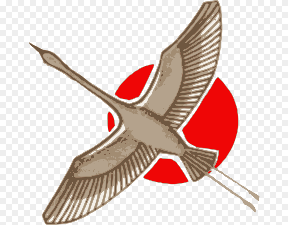 Beakbirdline Japanese Bird Art, Animal, Fish, Sea Life, Shark Free Png Download