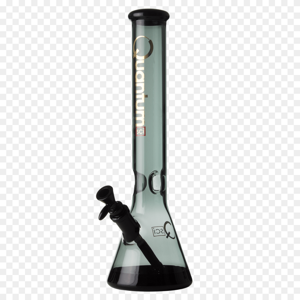 Beaker Bong With Black Accents, Sword, Weapon, Smoke Pipe Png Image