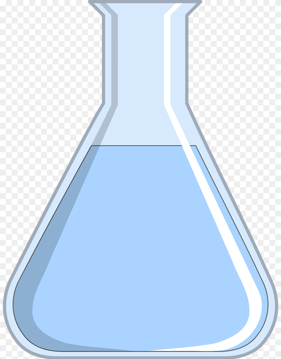 Beaker Filled With Blue Liquid Clipart, Jar, Cone, Bow, Weapon Free Transparent Png